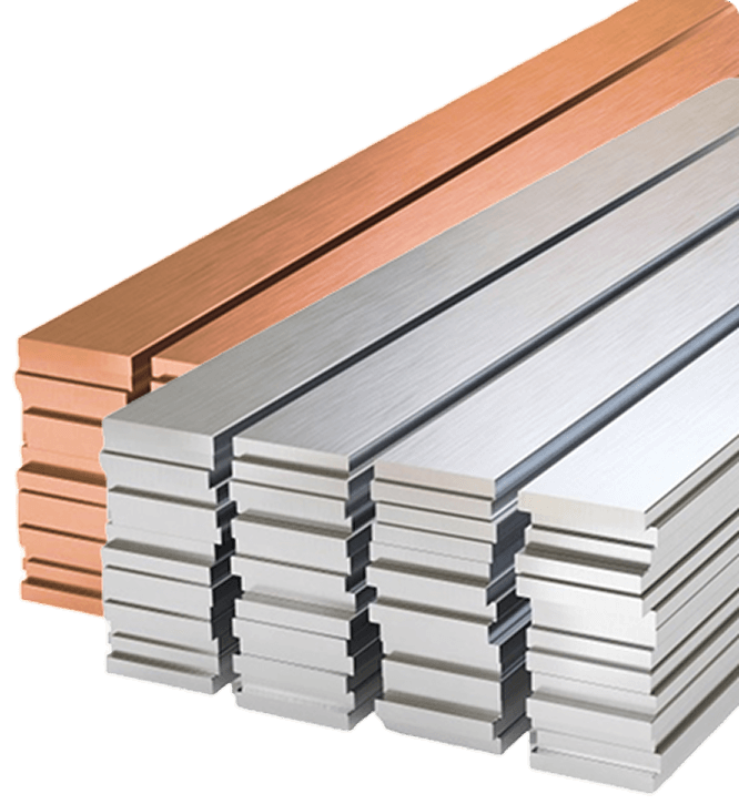 картинка алюминиевых и медных шин